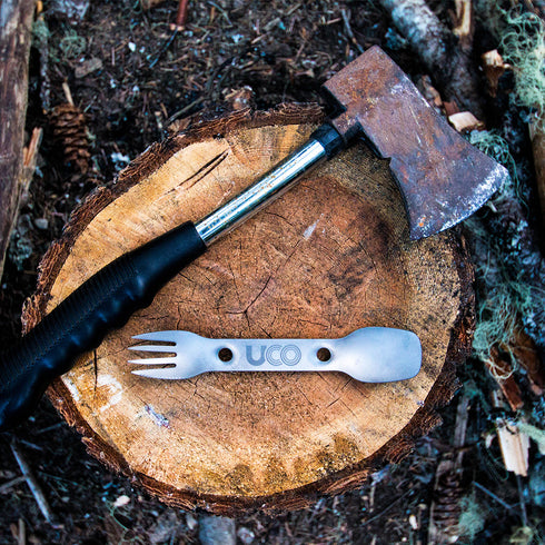 UCO TITANIUM UTILITY SPORK WITH TETHER